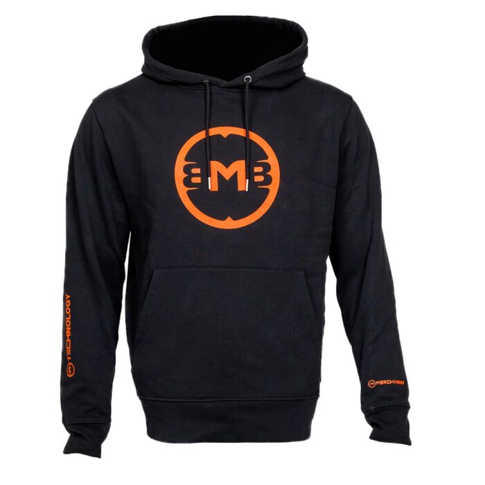 Mb Merchandise - Trui - Hoodie - Zwart - Oranje